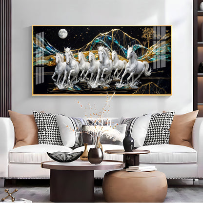 Horse Haven Premium Acrylic Horizontal Wall Art