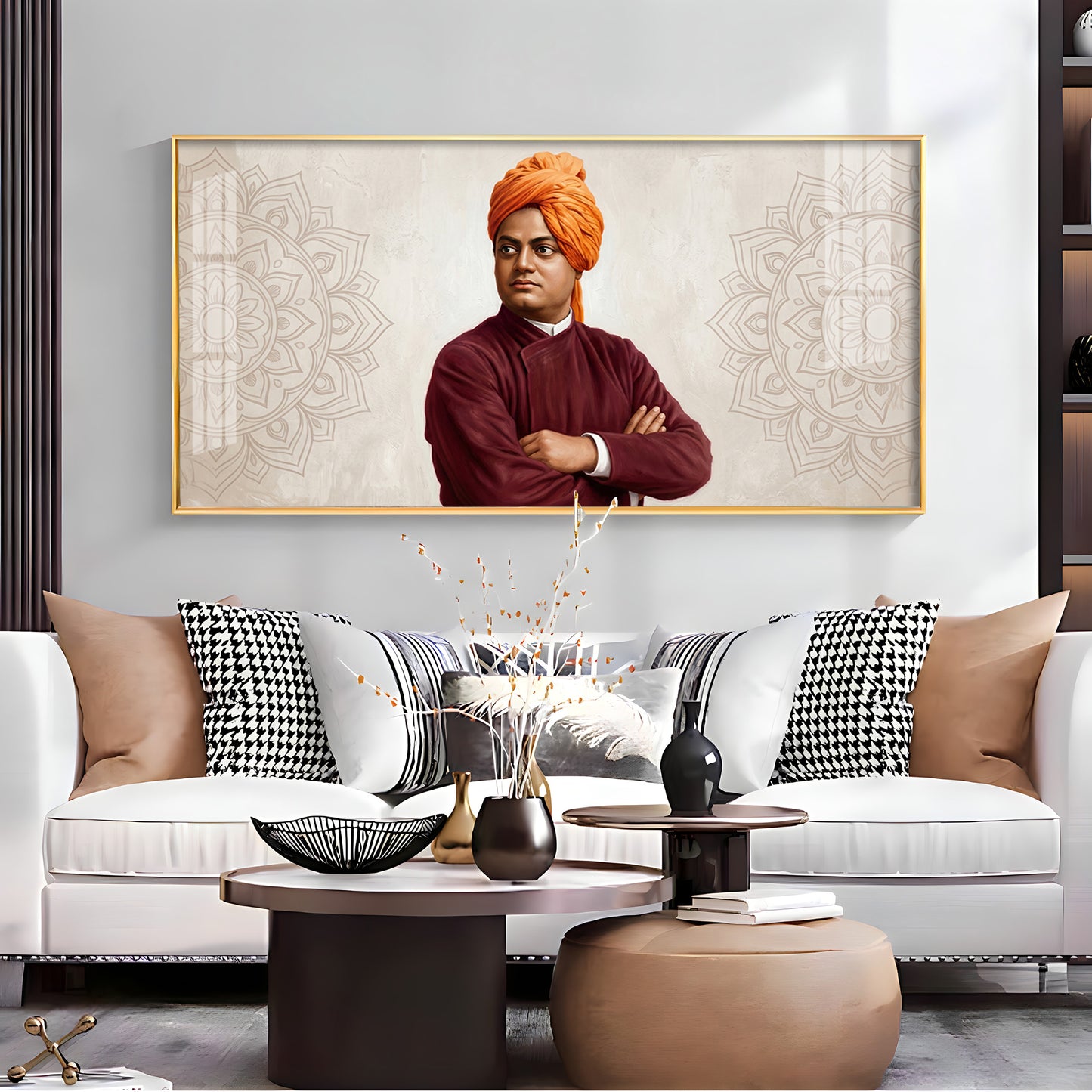 Swami Vivekananda Premium Acrylic Horizontal Wall Art