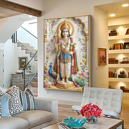 Murugan Premium Acrylic Vertical Wall Art