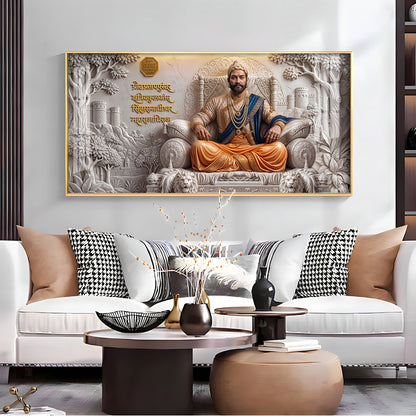 Chhatrapati Shivaji Maharaj Premium Acrylic Horizontal Wall Art