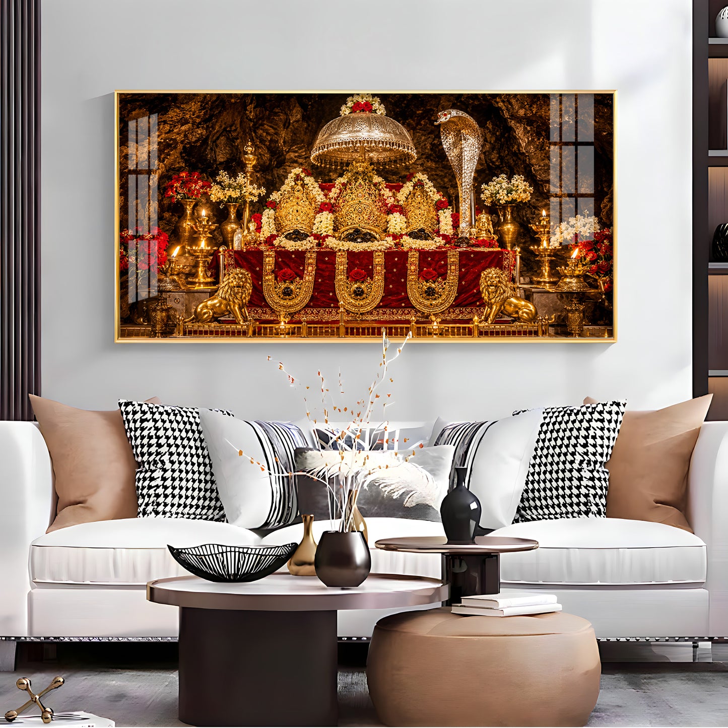Maa Vaishno Devi Shakti Peeth Premium Acrylic Horizontal Wall Art