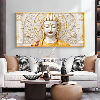 Peaceful Buddha Premium Acrylic Horizontal Wall Art