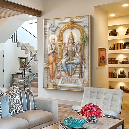 Lalita Tripurasundari Premium Acrylic Vertical Wall Art