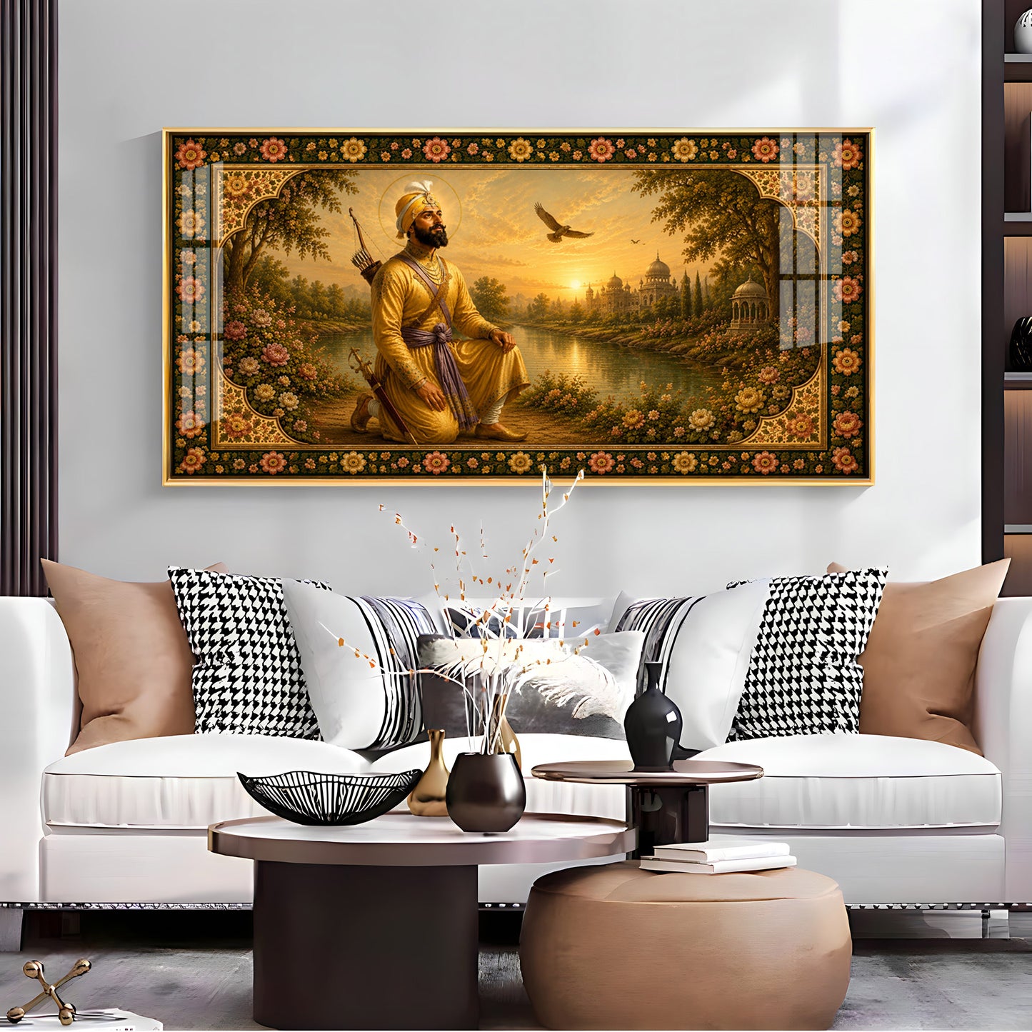 Guru Gobind Singh Ji Premium Acrylic Horizontal Wall Art