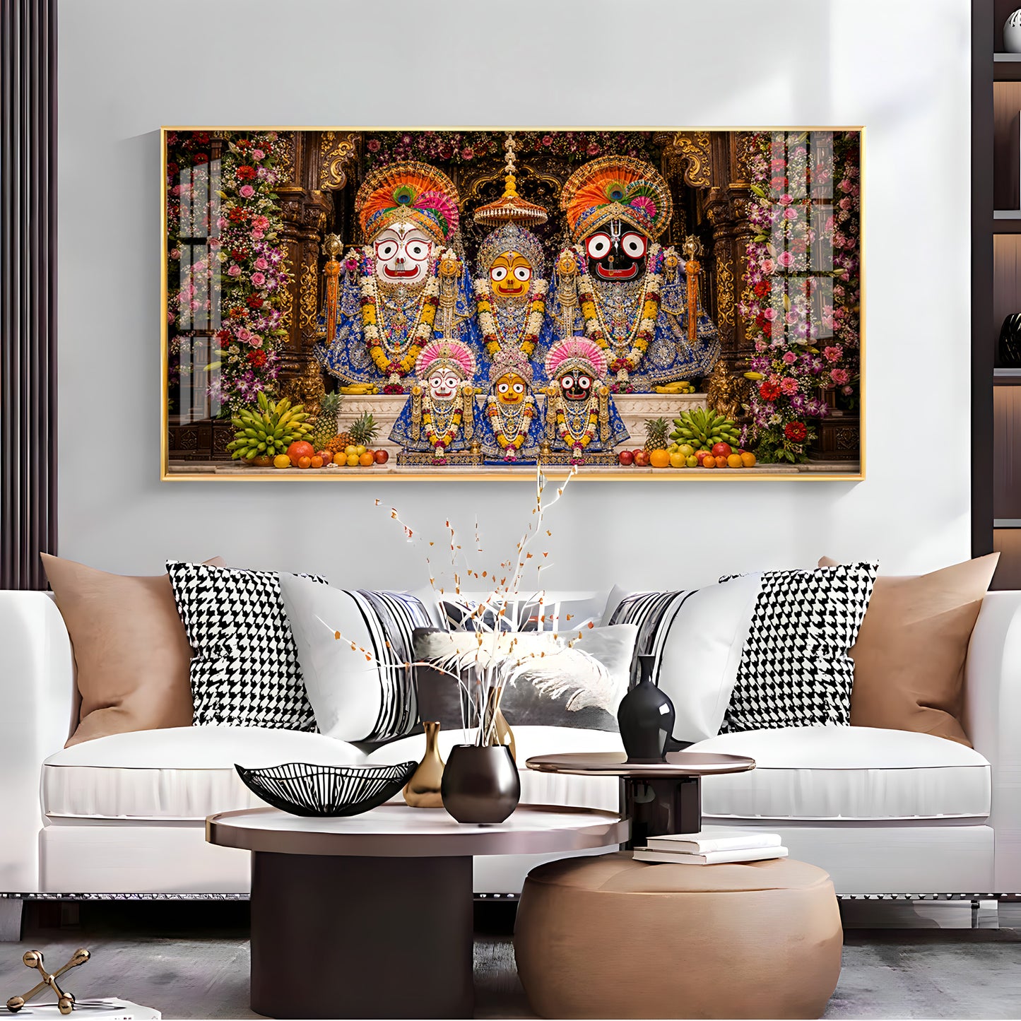 Ratna Shringar Darshan Of JagannathPuri Premium Acrylic Horizontal Wall Art