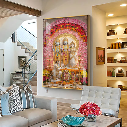 Ram Darbar Premium Acrylic Vertical Wall Art