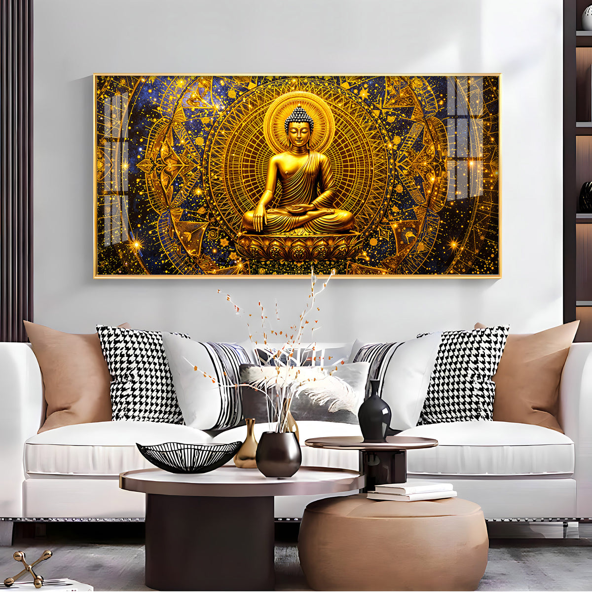 Radiant Buddha Premium Acrylic Horizontal Wall Art