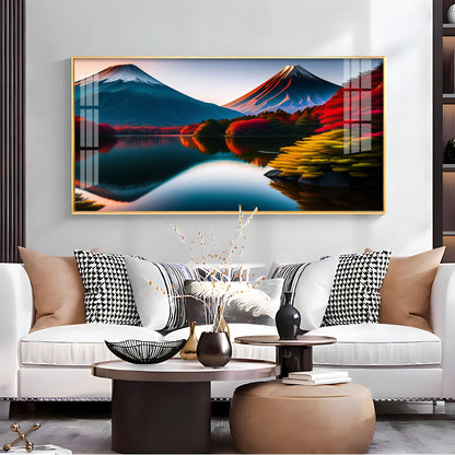 Beautiful Mountain Premium Acrylic Horizontal Wall Art