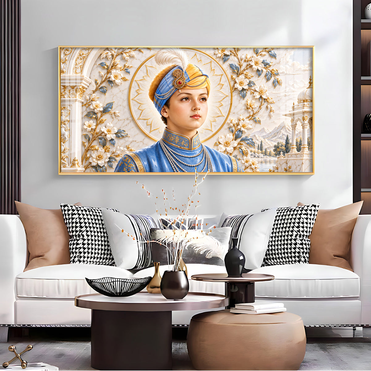 Guru Harkrishan Sahib Ji Premium Acrylic Horizontal Wall Art