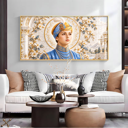 Guru Harkrishan Sahib Ji Premium Acrylic Horizontal Wall Art