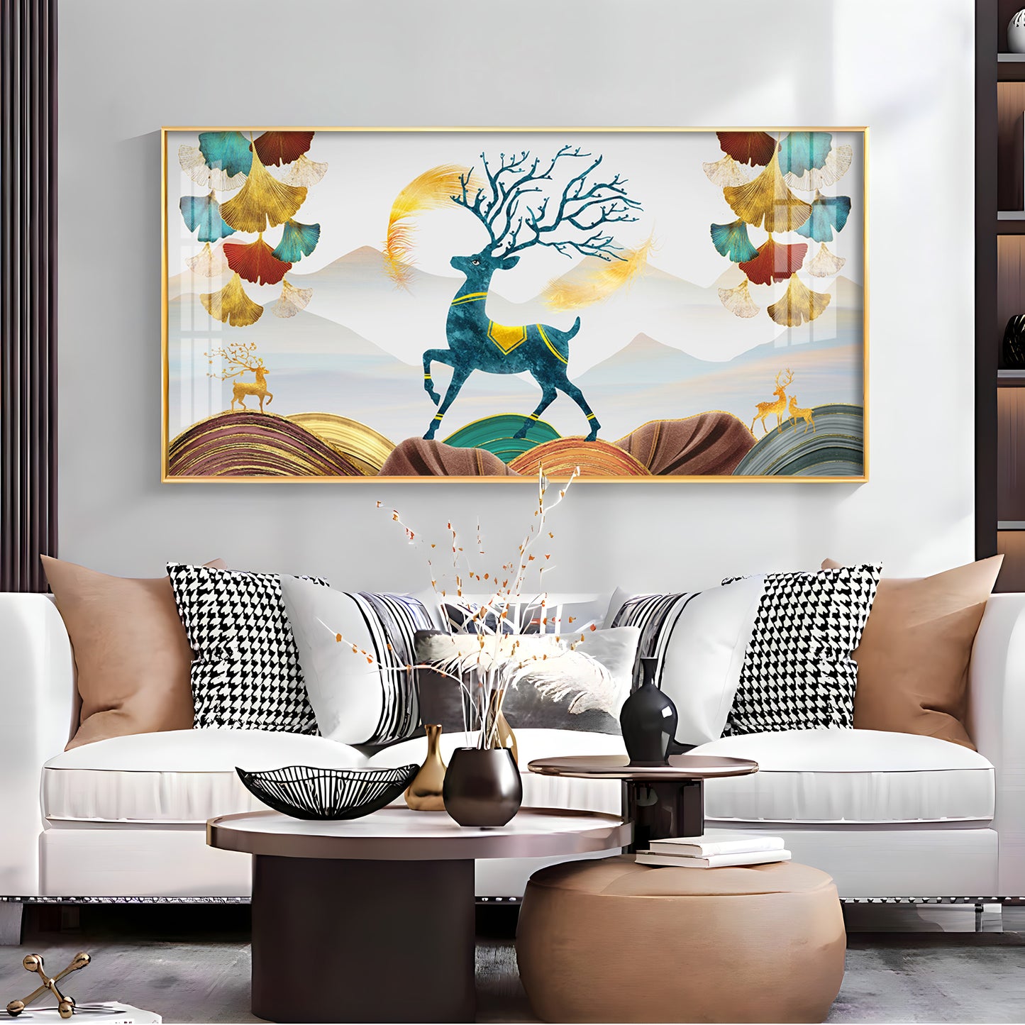 Grace & Peace With Deer Premium Acrylic Horizontal Wall Art