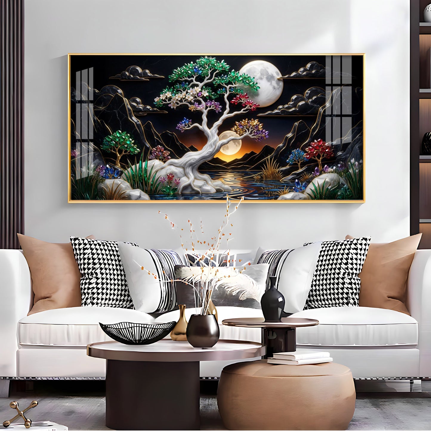 Nature's Embrace Tree Premium Acrylic Horizontal Wall Art