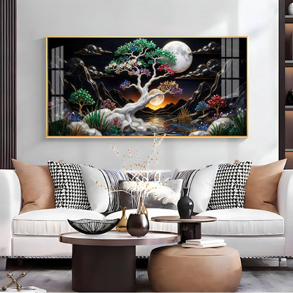 Nature's Embrace Tree Premium Acrylic Horizontal Wall Art