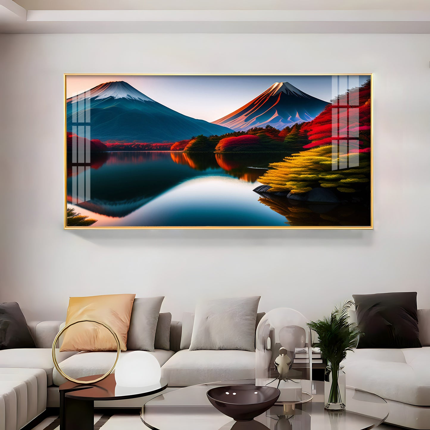 Beautiful Mountain Premium Acrylic Horizontal Wall Art