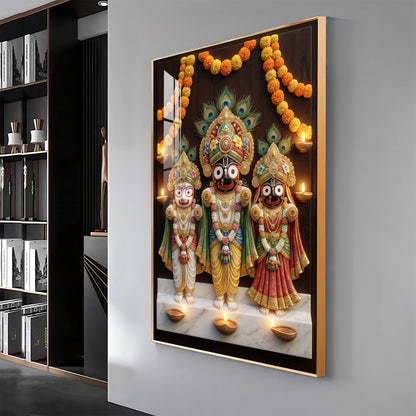 Jagannath Mahaprabhu Premium Acrylic Vertical Wall Art