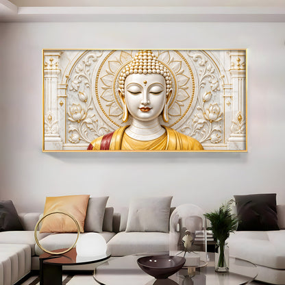 Peaceful Buddha Premium Acrylic Horizontal Wall Art