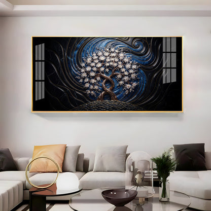 Lucky Wish Tree Premium Acrylic Horizontal Wall Art