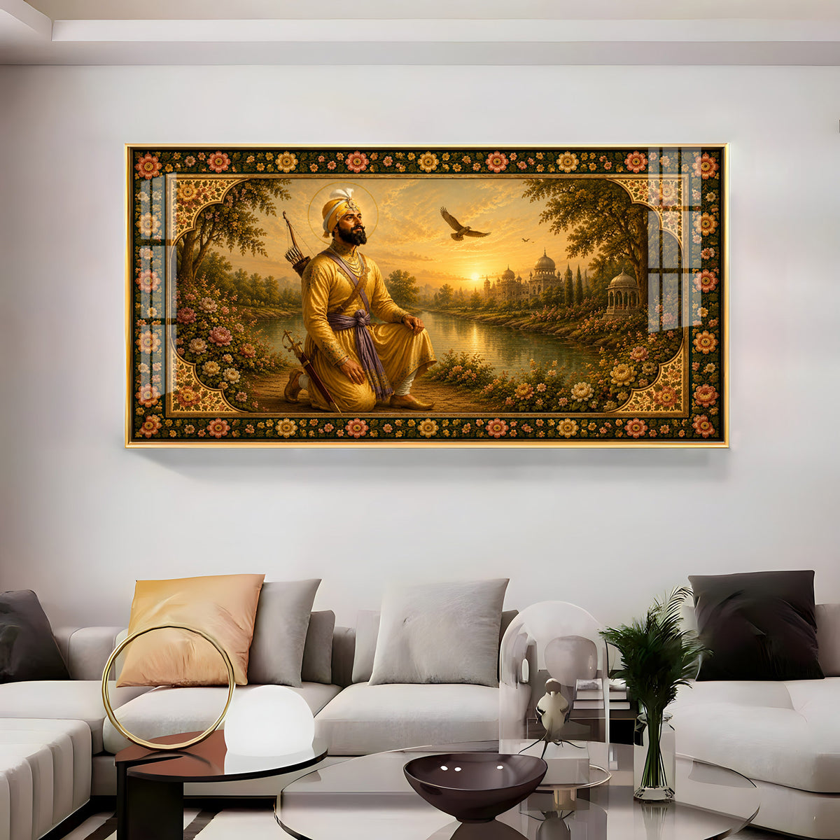 Guru Gobind Singh Ji Premium Acrylic Horizontal Wall Art