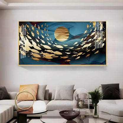 Koi Fish Premium Acrylic Horizontal Wall Art