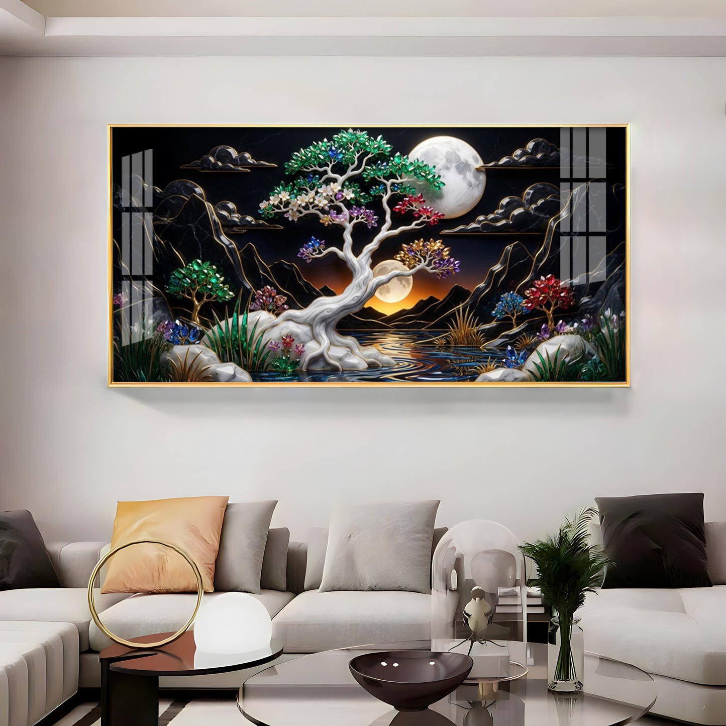 Nature's Embrace Tree Premium Acrylic Horizontal Wall Art