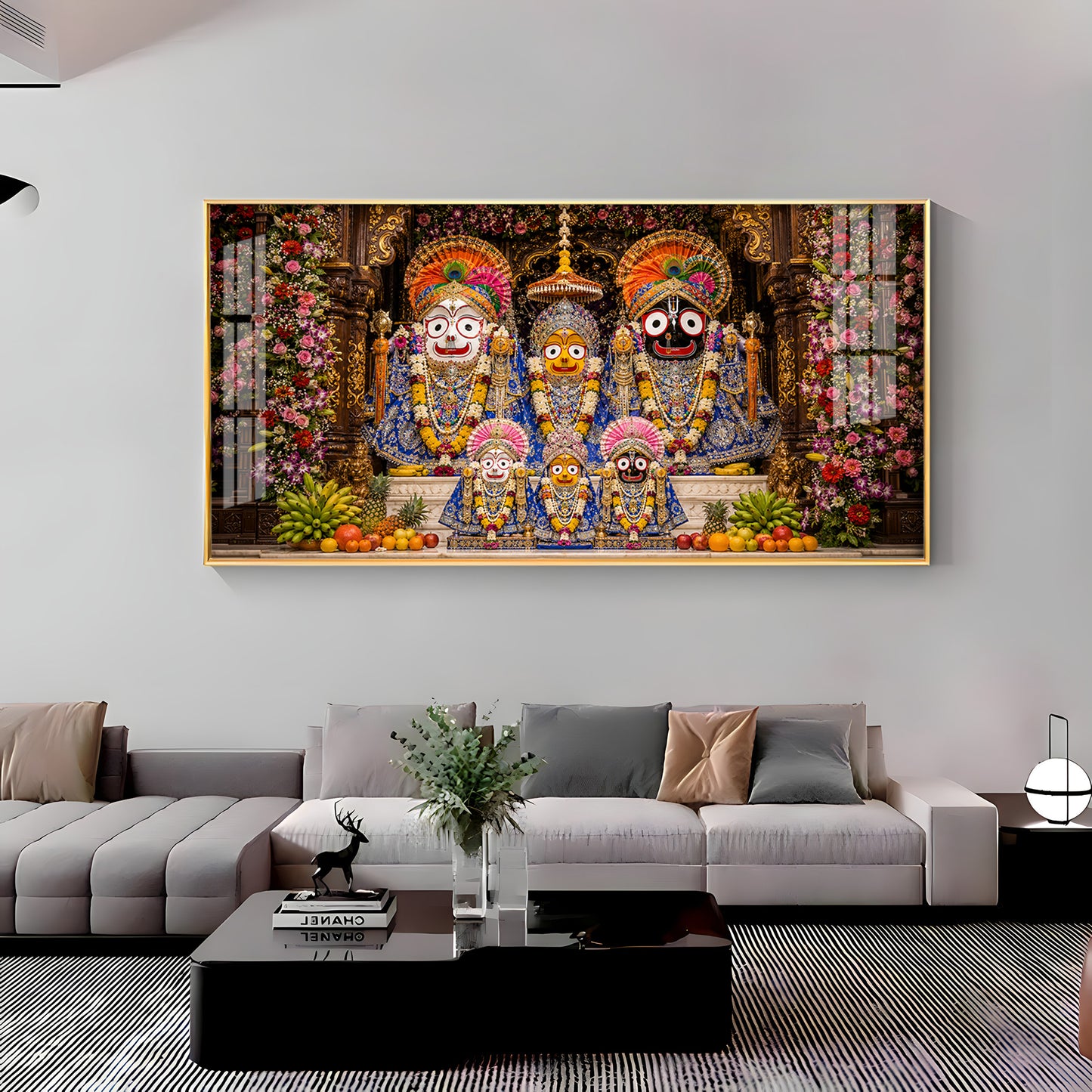 Ratna Shringar Darshan Of JagannathPuri Premium Acrylic Horizontal Wall Art