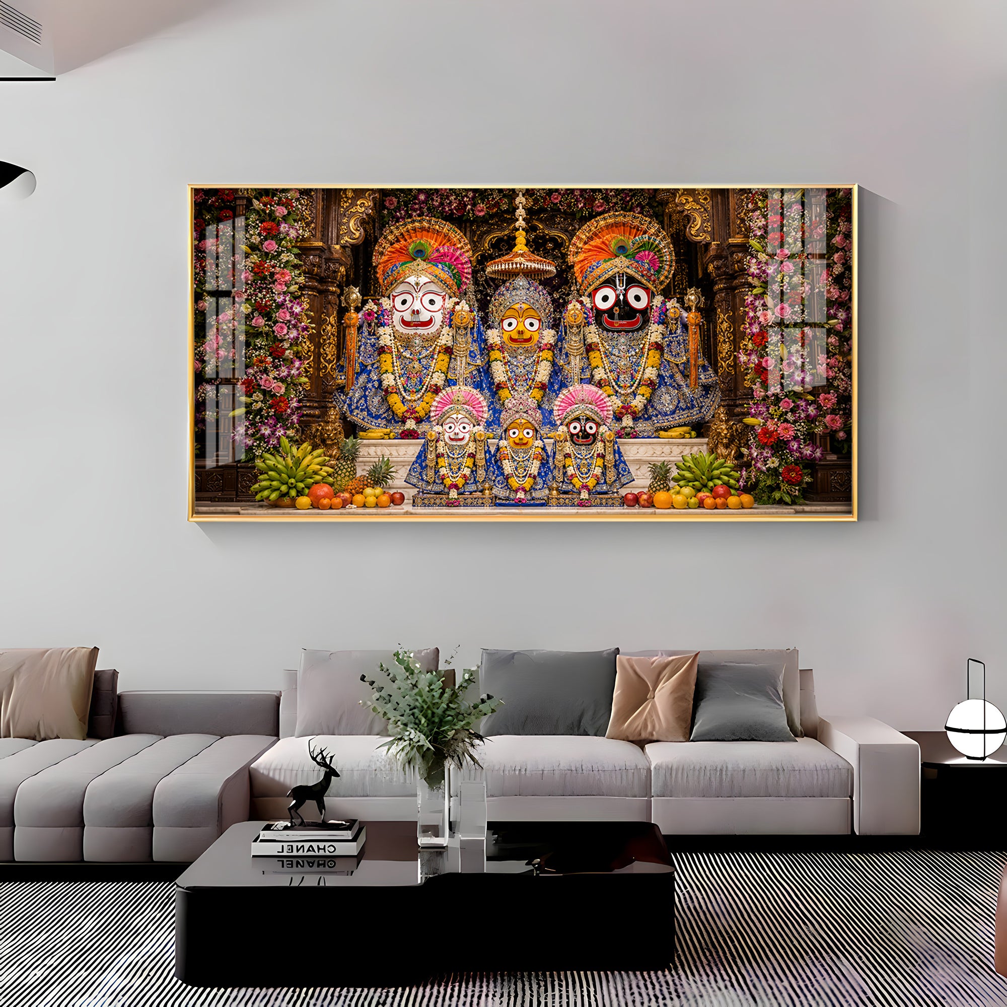 Ratna Shringar Darshan Of JagannathPuri Premium Acrylic Horizontal Wall Art