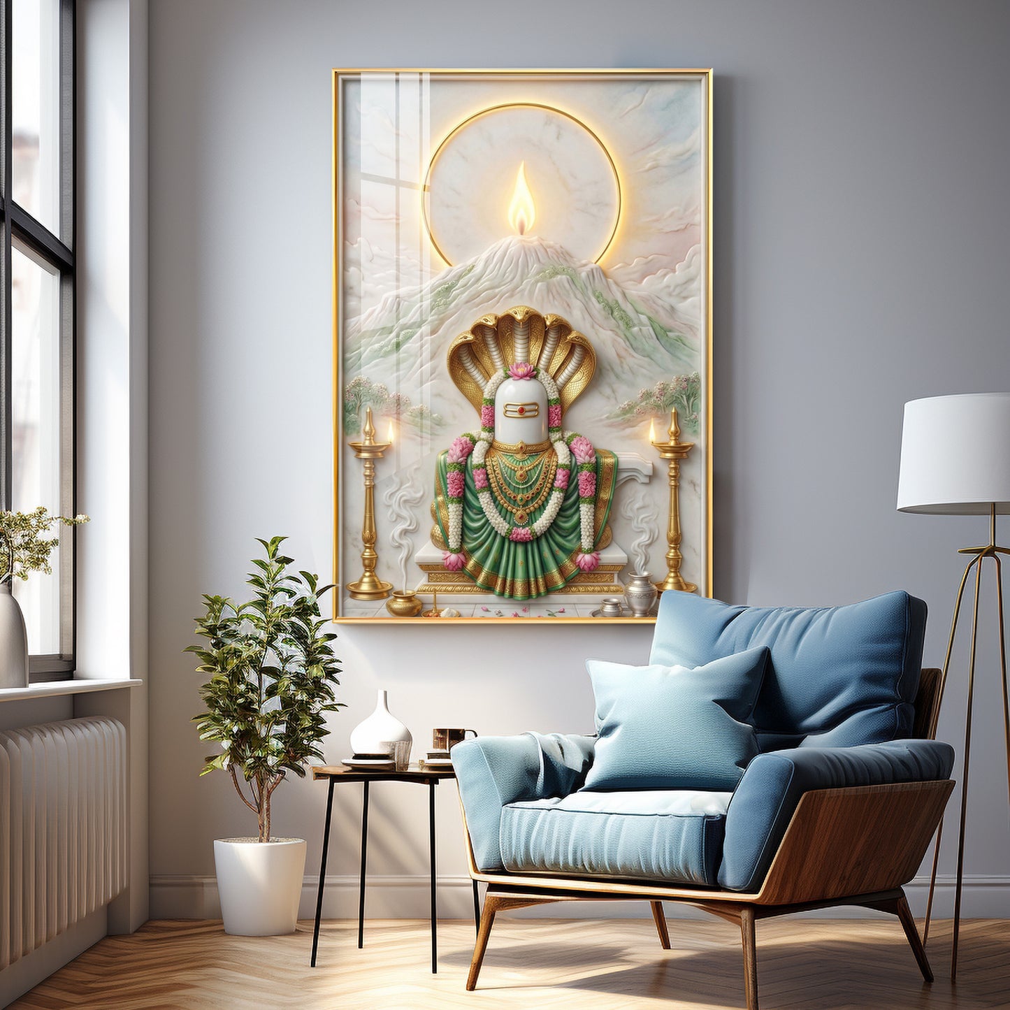 Jyotirlingams Premium Acrylic Vertical Wall Art