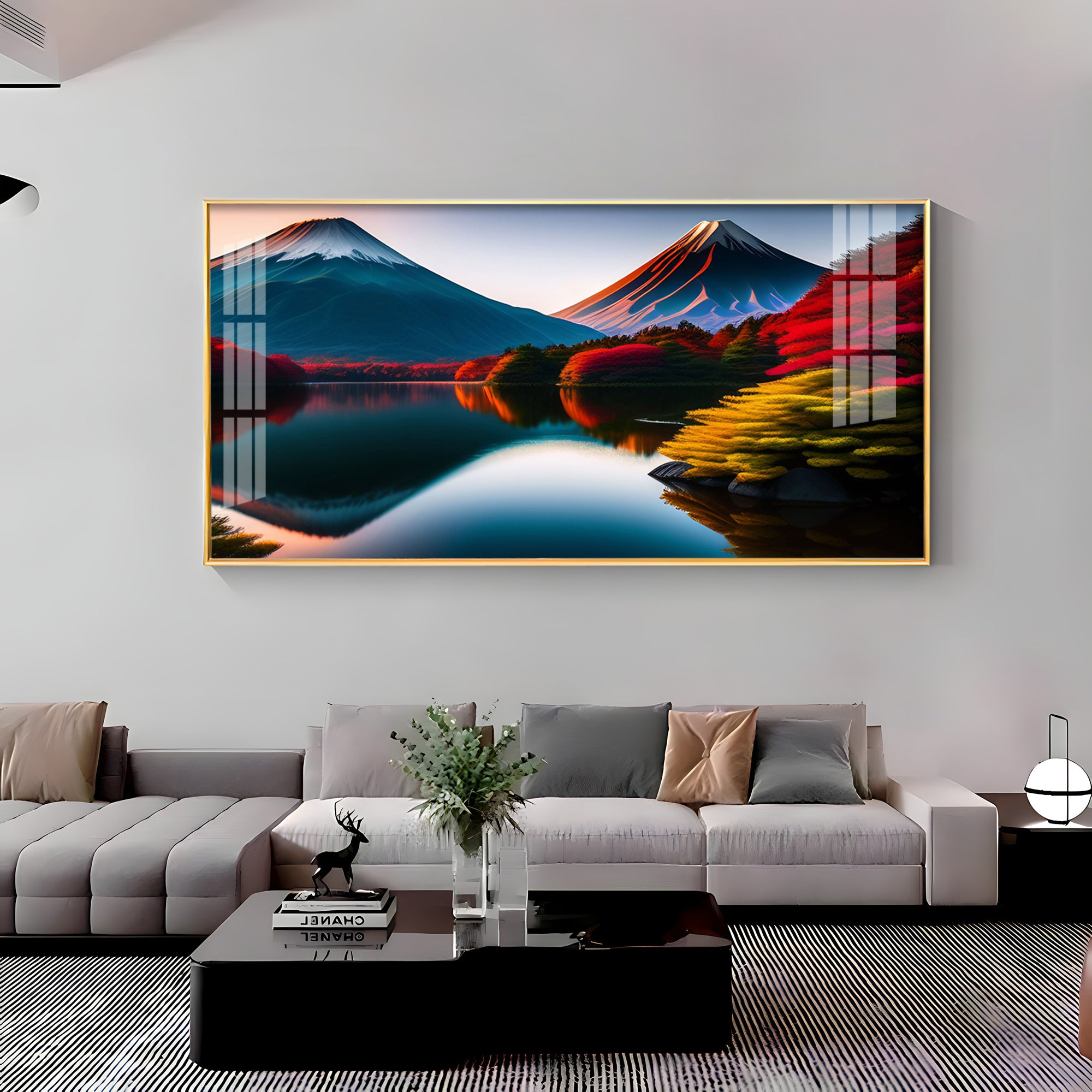Beautiful Mountain Premium Acrylic Horizontal Wall Art