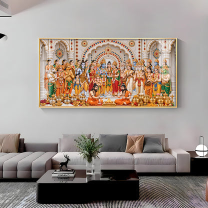Divine Srinivasa Kalyanam Premium Acrylic Horizontal Wall Art