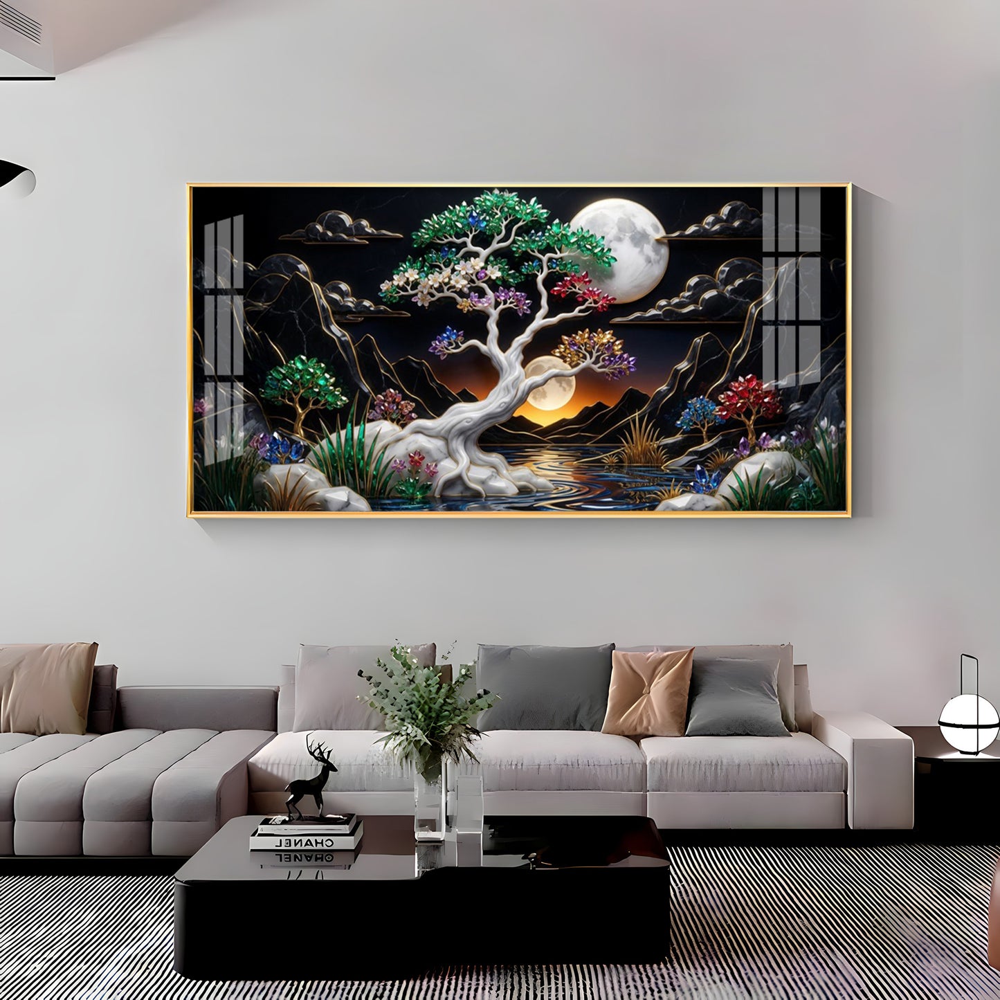 Nature's Embrace Tree Premium Acrylic Horizontal Wall Art