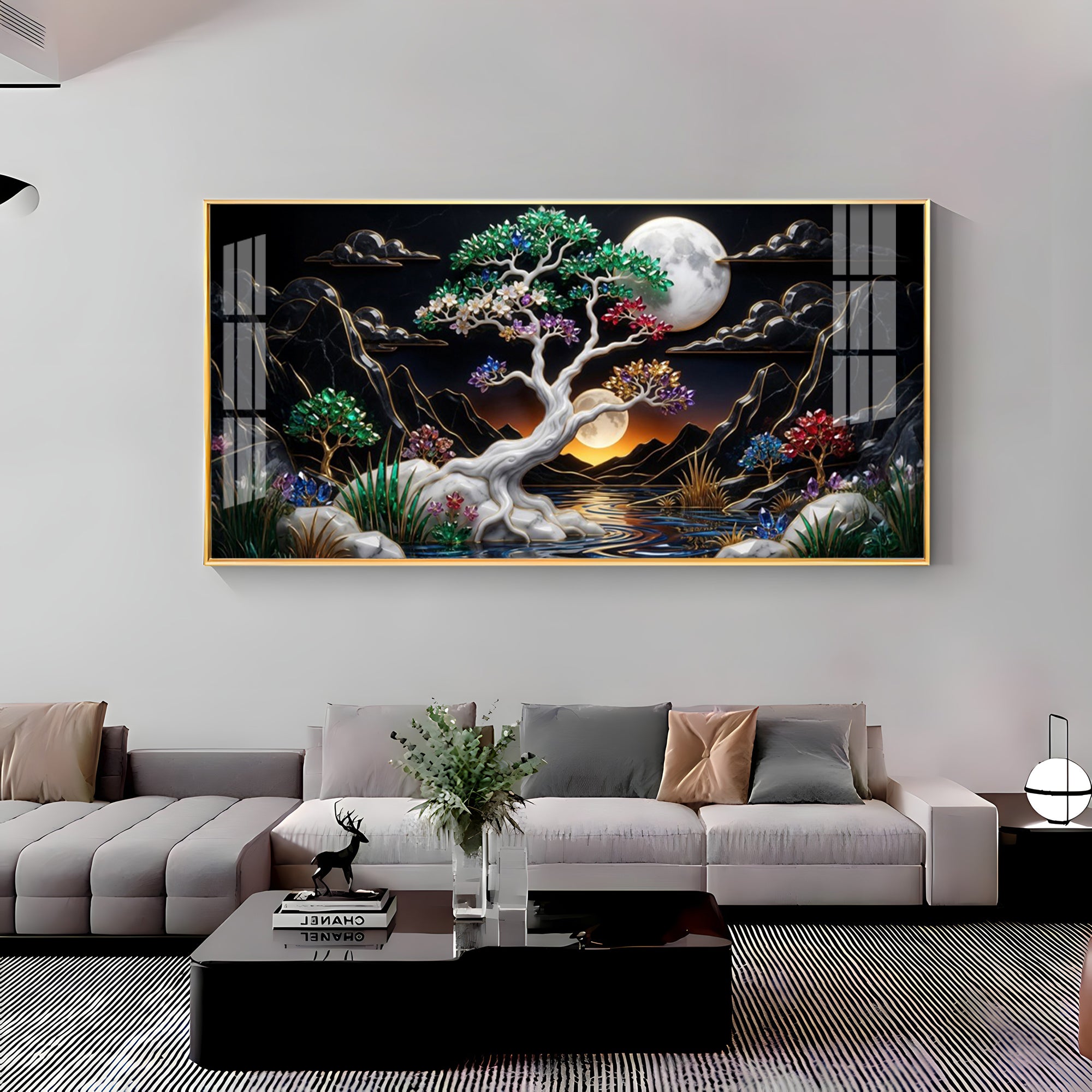 Nature's Embrace Tree Premium Acrylic Horizontal Wall Art