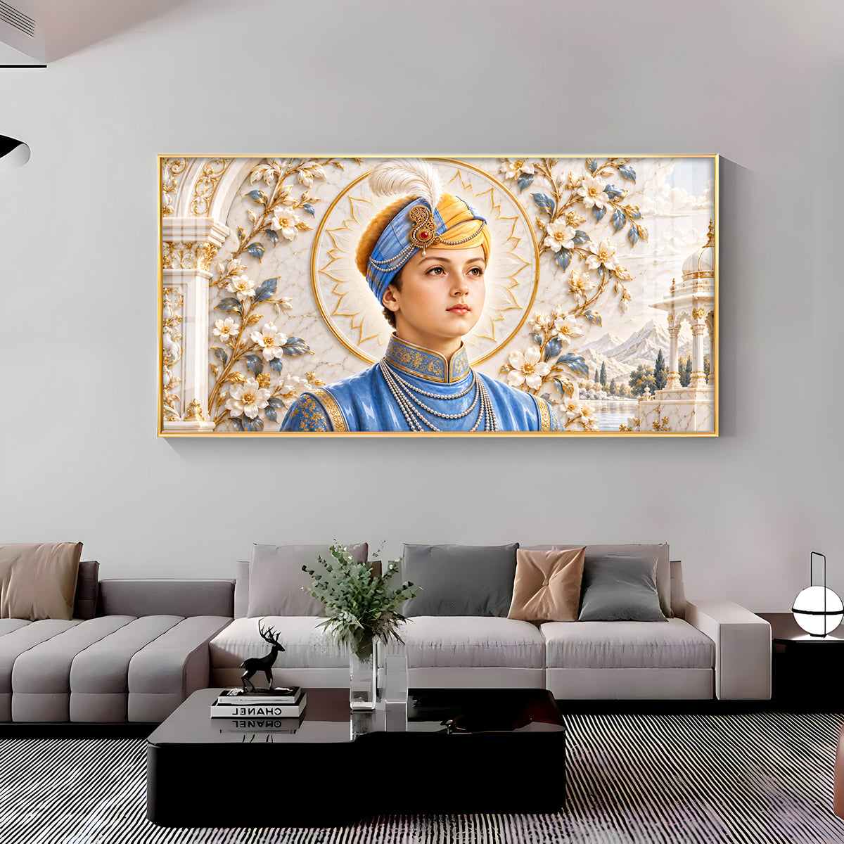 Guru Harkrishan Sahib Ji Premium Acrylic Horizontal Wall Art