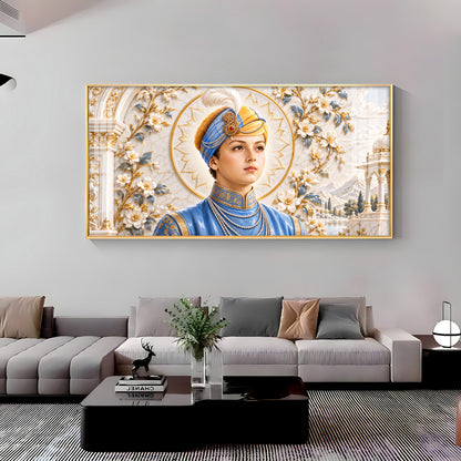 Guru Harkrishan Sahib Ji Premium Acrylic Horizontal Wall Art