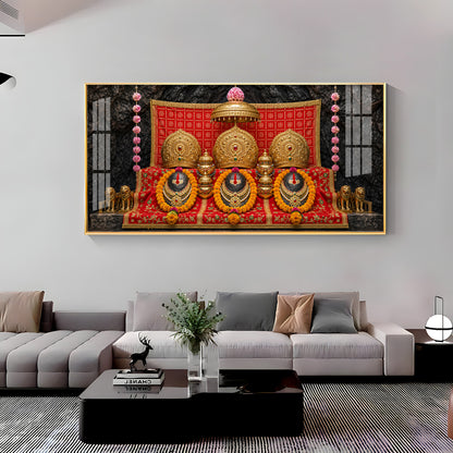 Maa Vaishno Devi Darshan Premium Acrylic Horizontal Wall Art