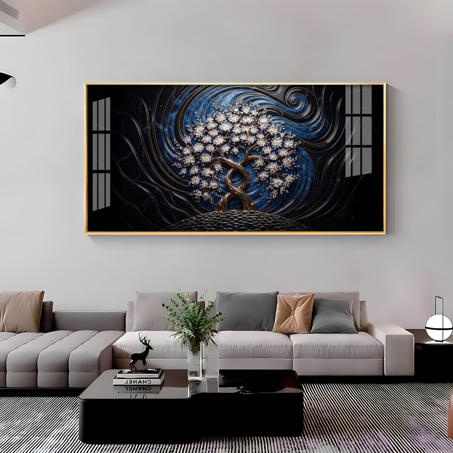 Lucky Wish Tree Premium Acrylic Horizontal Wall Art