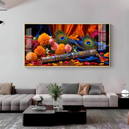 Troupe Of Bansuri Premium Acrylic Horizontal Wall Art