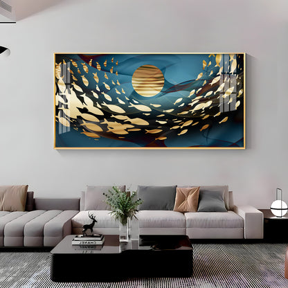 Koi Fish Premium Acrylic Horizontal Wall Art