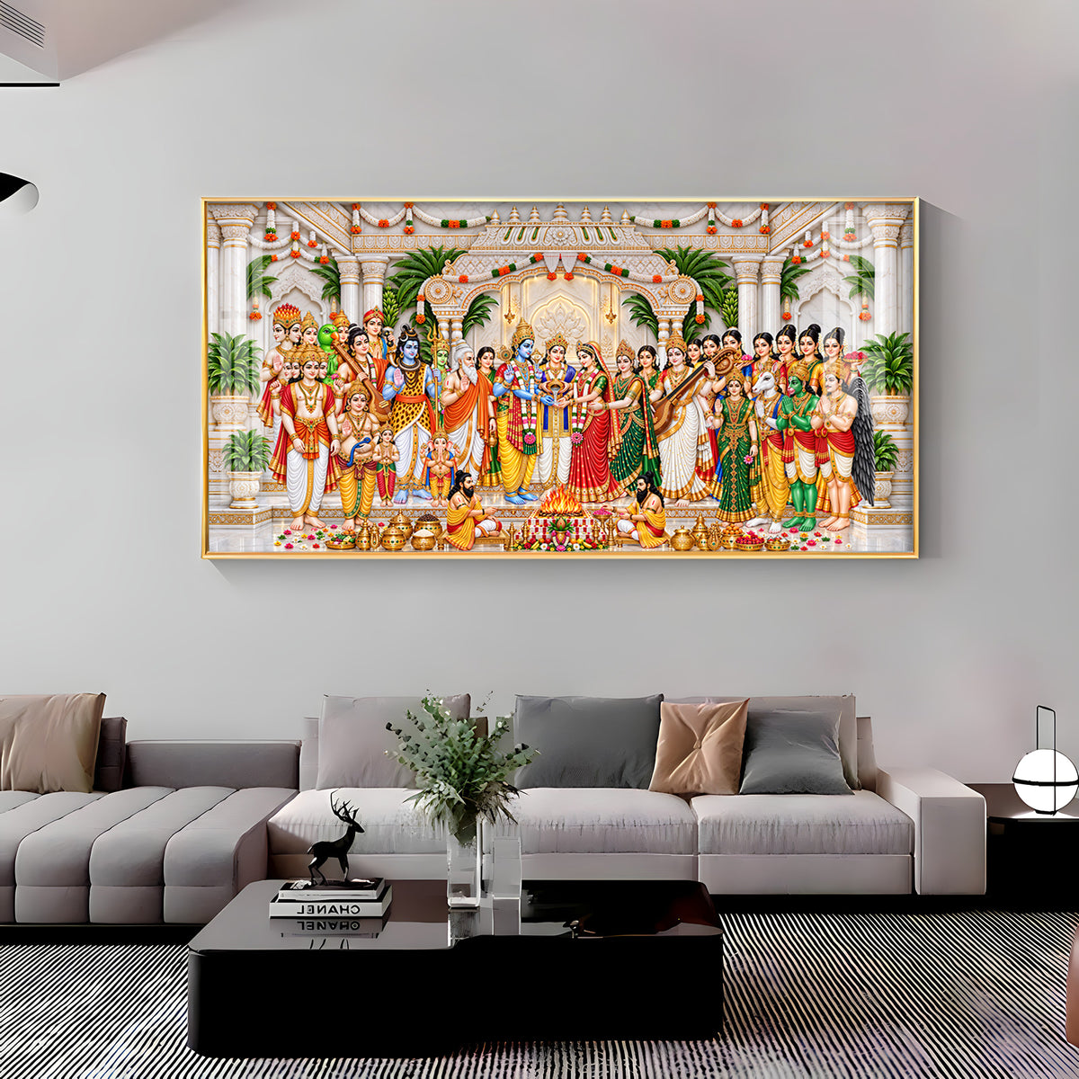Srinivasa Kalyanam Divine Moment Premium Acrylic Horizontal Wall Art