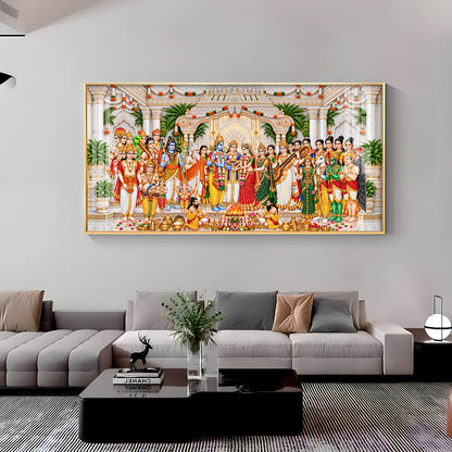 Srinivasa Kalyanam Divine Moment Premium Acrylic Horizontal Wall Art
