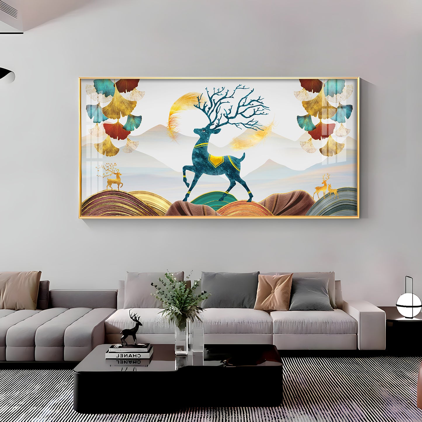 Grace & Peace With Deer Premium Acrylic Horizontal Wall Art
