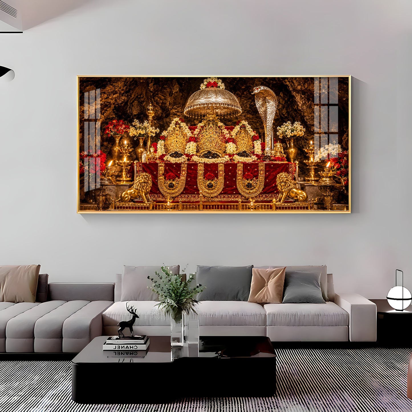 Maa Vaishno Devi Shakti Peeth Premium Acrylic Horizontal Wall Art