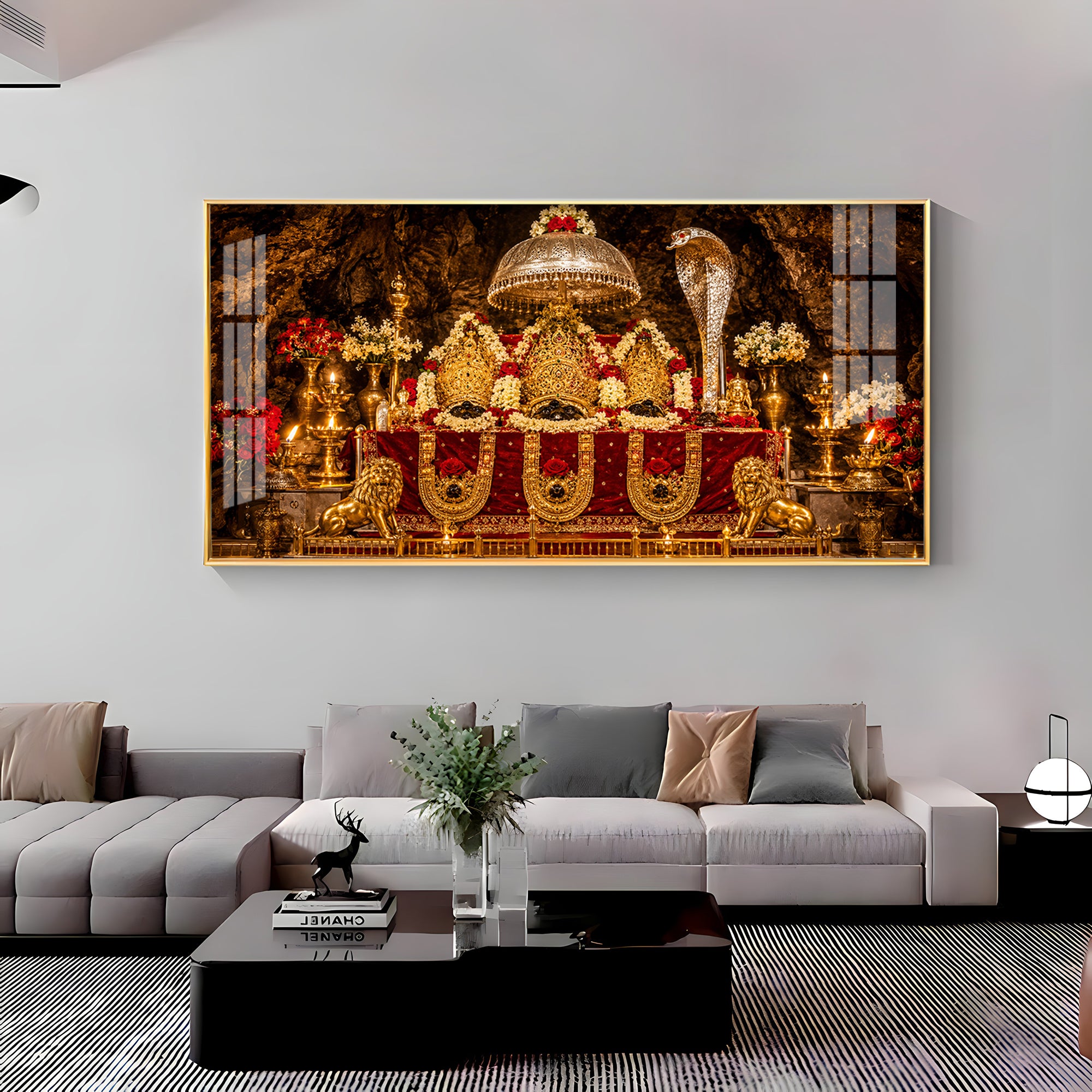 Maa Vaishno Devi Shakti Peeth Premium Acrylic Horizontal Wall Art