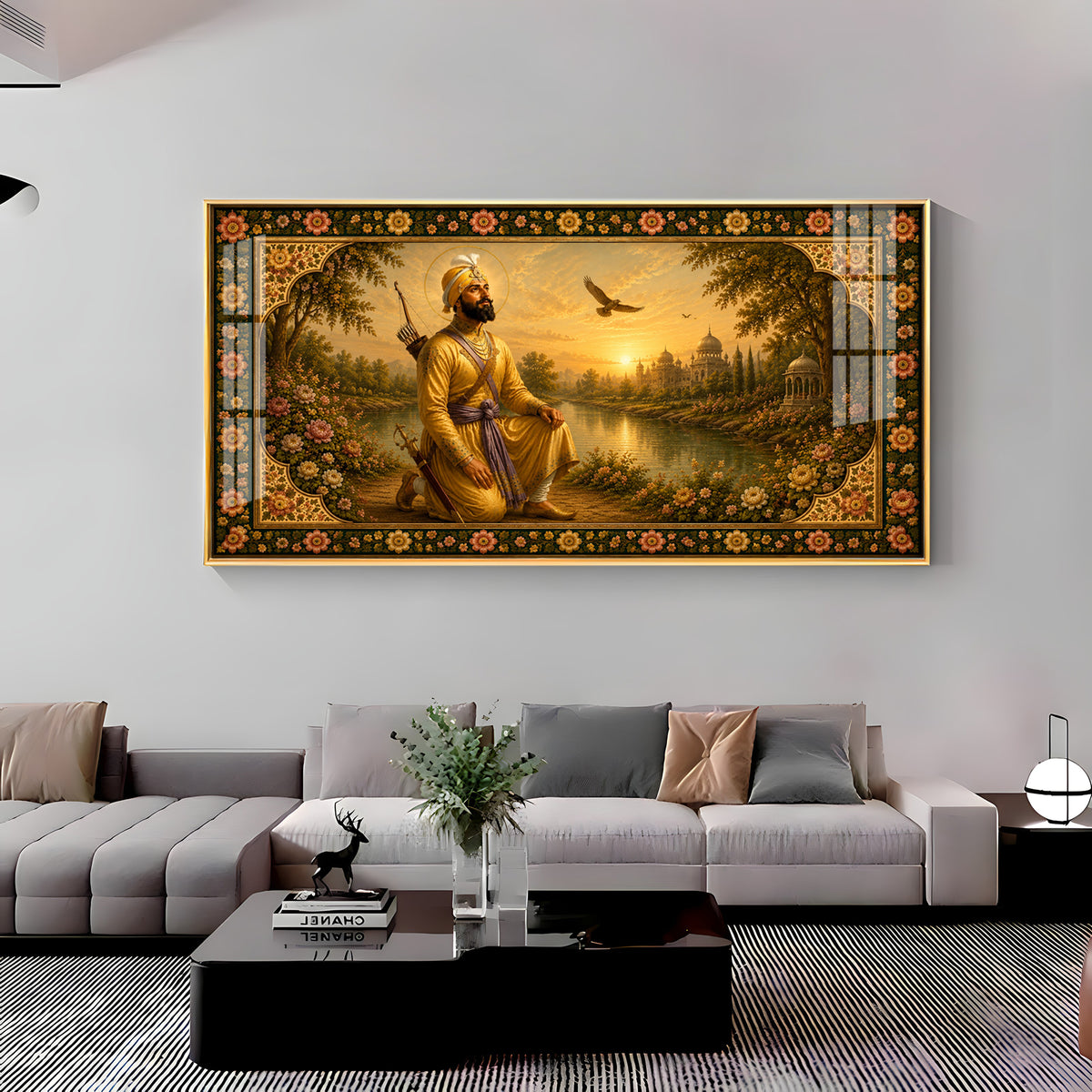 Guru Gobind Singh Ji Premium Acrylic Horizontal Wall Art