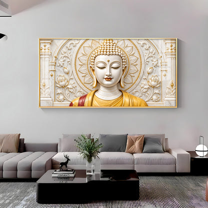 Peaceful Buddha Premium Acrylic Horizontal Wall Art
