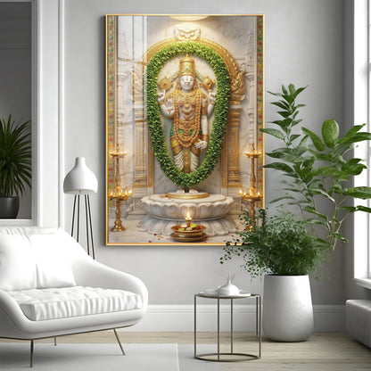 Balaji Srinivasa Premium Acrylic Vertical Wall Art