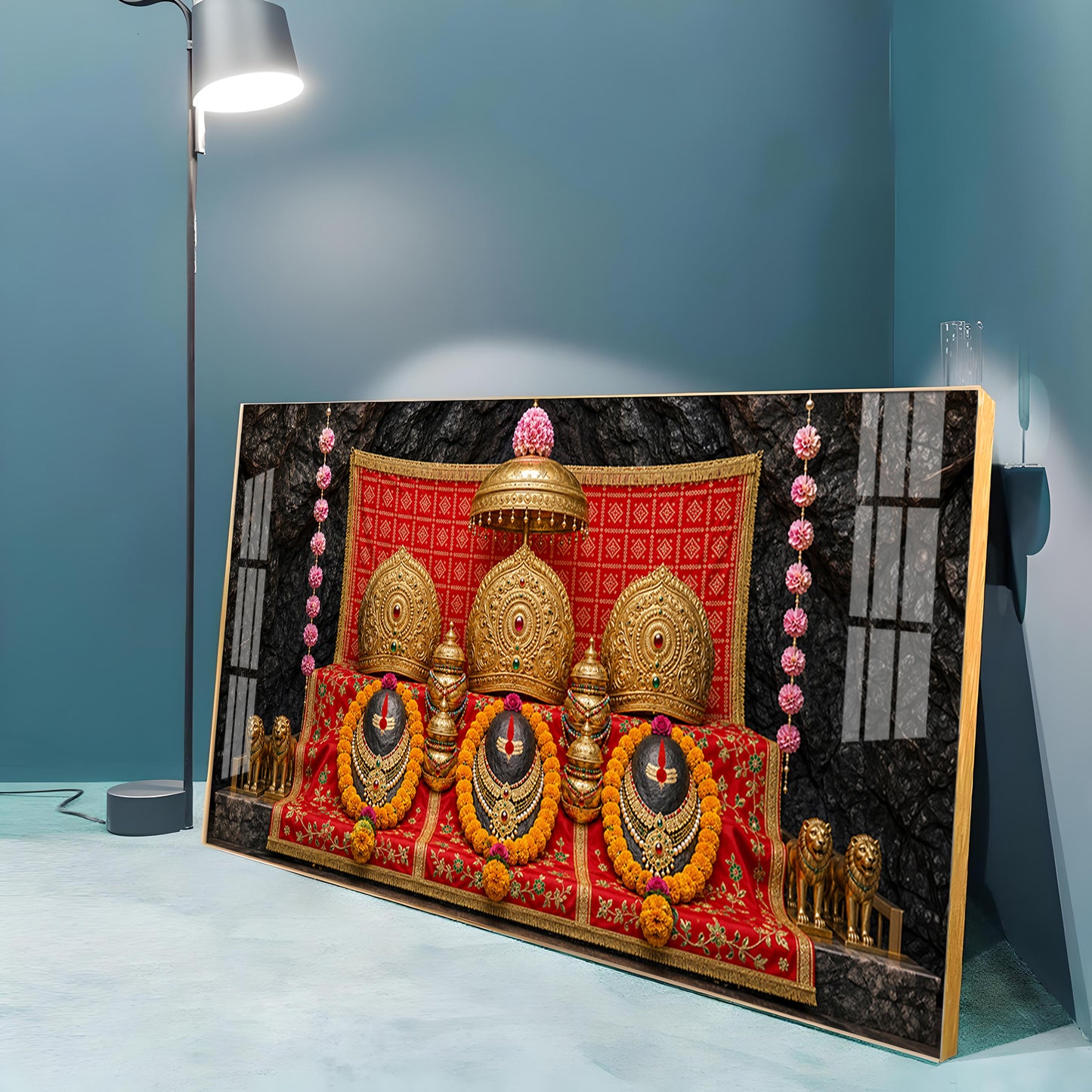 Maa Vaishno Devi Darshan Premium Acrylic Horizontal Wall Art