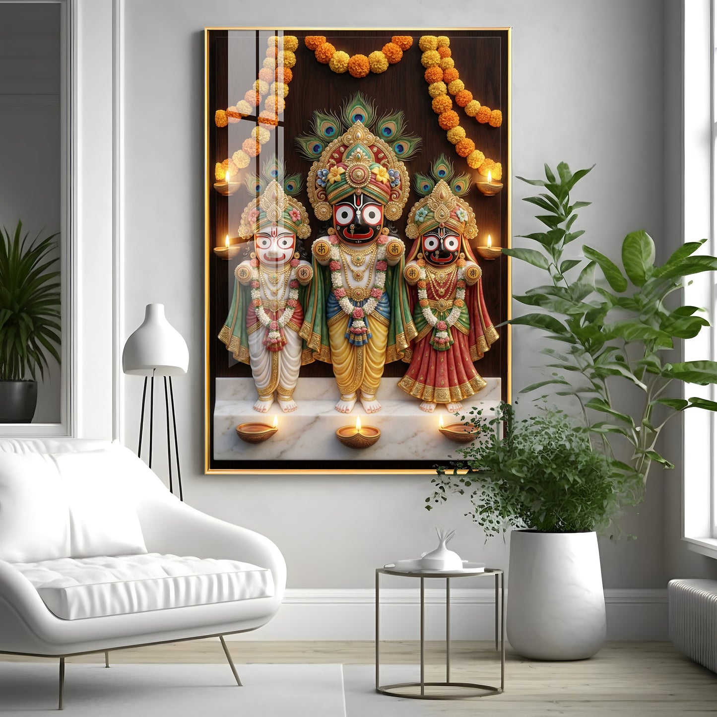 Jagannath Mahaprabhu Premium Acrylic Vertical Wall Art