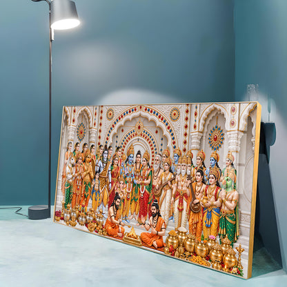 Divine Srinivasa Kalyanam Premium Acrylic Horizontal Wall Art