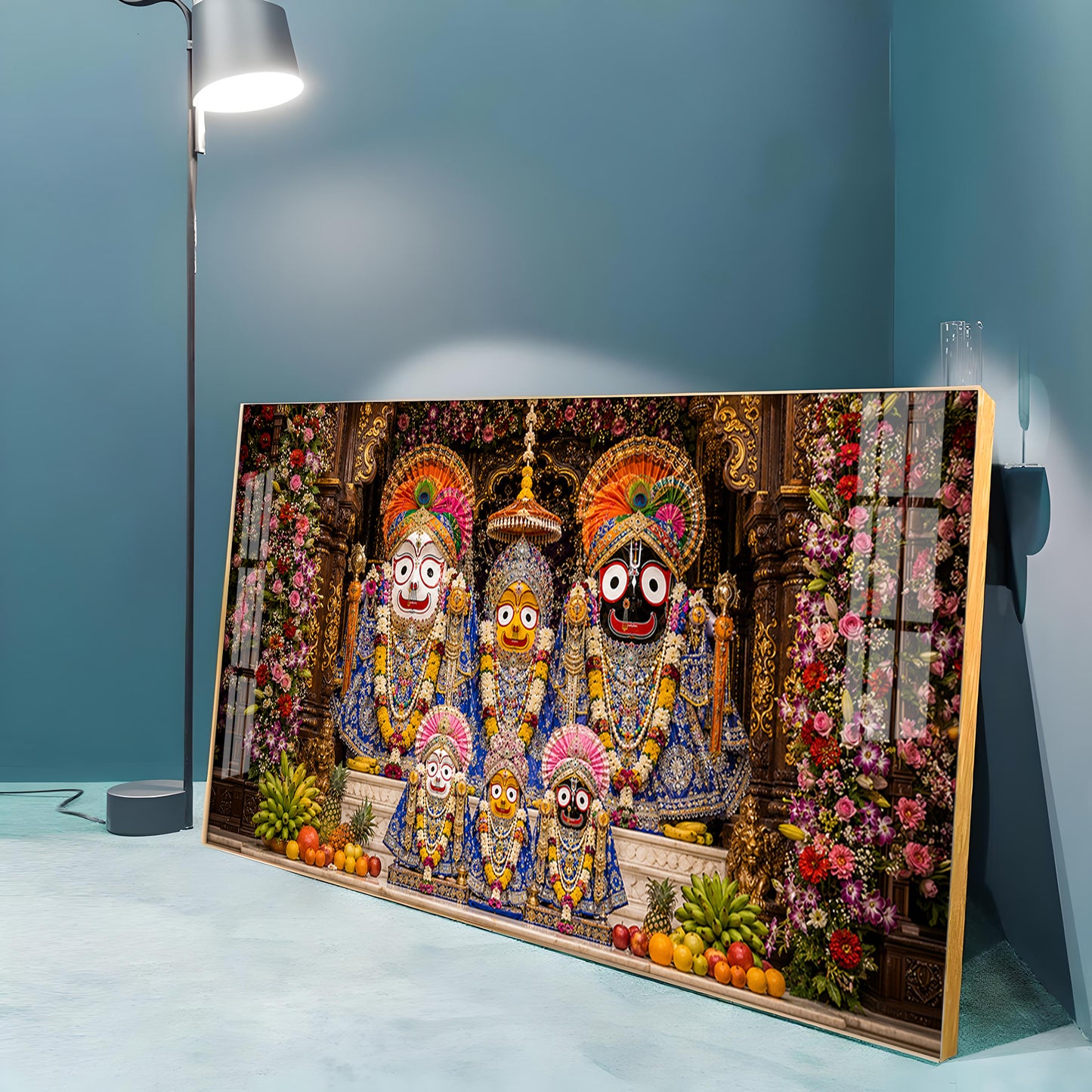 Ratna Shringar Darshan Of JagannathPuri Premium Acrylic Horizontal Wall Art