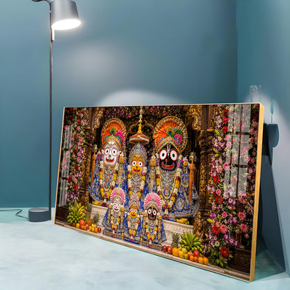 Ratna Shringar Darshan Of JagannathPuri Premium Acrylic Horizontal Wall Art